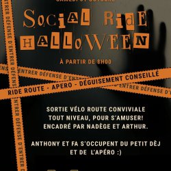 Le RDV d'Halloween à ne pas louper!!Samedi 31 Octobre, Petit Dèj dès 8h00 suivi d'une sortie route (50-60kms) et un bon apéro pour finir.Déguisez vous!!! c'est encore plus drôle(mais c'est pas obligé)#ride #cyclesmoreno #rivesaltes #halloween... Le RDV d'Halloween à ne pas louper!!Samedi 31 Octobre, Petit Dèj dès 8h00 suivi d'une sortie route (50-60kms) et un bon apéro pour finir.Déguisez vous!!! c'est encore plus drôle(mais c'est pas obligé)#ride #cyclesmoreno #rivesaltes #halloween...